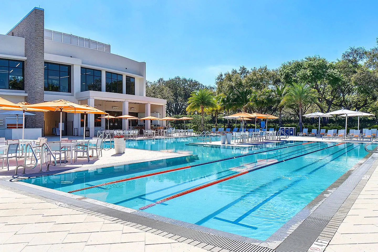 Boca Grove resort-style swimming pool with lap lanes